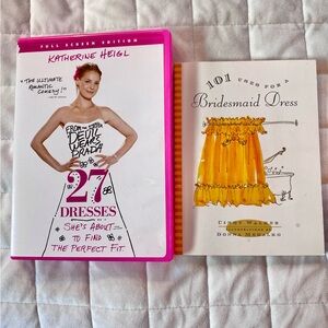 DVD '27 Dresses' & little book '101 Uses For A Bridesmaid Dress'